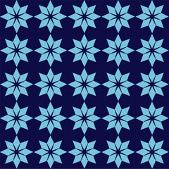 Vector abstract monochrome seamless texture with patterns on a blue background