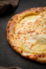 Pizza from the four-cheese oven
