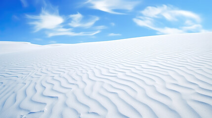 Fototapeta na wymiar beautiful winter artwork with blue sky and white clouds