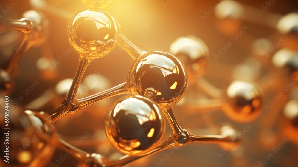 Poster a close-up view of a bunch of spheres. this image can be used for various purposes