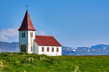 Fototapeta na wymiar Hellnar church. Snaefellsnes peninsula. Iceland