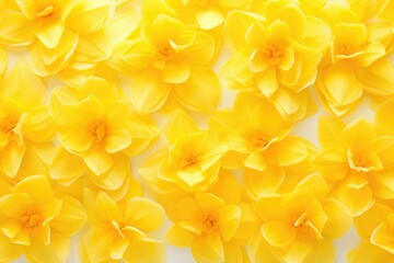 A bunch of yellow flowers on a white surface. Perfect for adding a pop of color to any project
