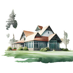 watercolor golf club