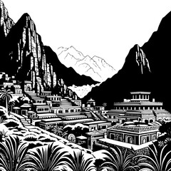Lost Incan City - obrazy, fototapety, plakaty