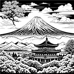 Mount Fuji Landscape