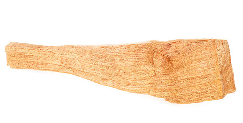 Palo Santo wood stick isolated on a white background. Holy wood. Bursera Graveolens.