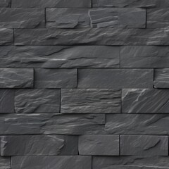 Monochrome Marvel: Aesthetic Harmony in the Innovative Design and Texture of a Layered Rock Wall, Balancing Bold Contrast and Creative Composition
