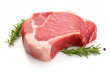 Raw pork chop 