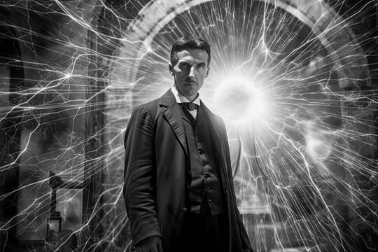 Nikola Tesla, a Serbian-American scientist, inventor and futurist who made significant contributions to the development of alternating current electricity