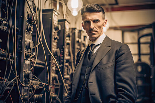 Nikola Tesla, Serbian-American inventor and scientist