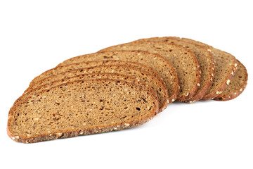 Bread with sunflower seeds and oat flakes