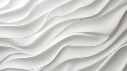 White Abstract Waves Background.	
