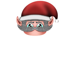 santa claus brings gifts, christmas and new year, grandfather at christmas, sanga claus, gifts, christmas, new year, family day, logo