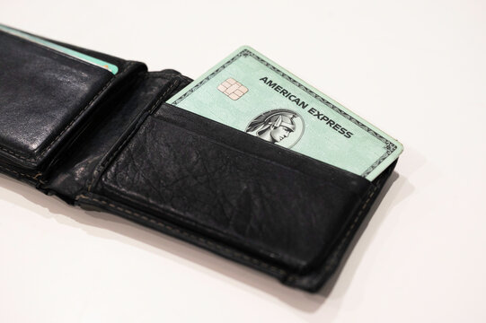 American Express Credit Card In A Wallet