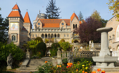 Bory Var, a graceful castle built by one man, Szekesfehervar, Hungary