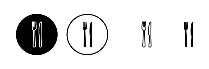 Restaurant icons set.Fork, Spoon, and Knife icon. food icon. Eat