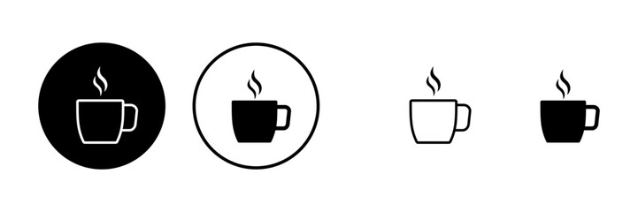 Coffee cup icons set. Coffee cup icon. Coffee vector icon. Tea