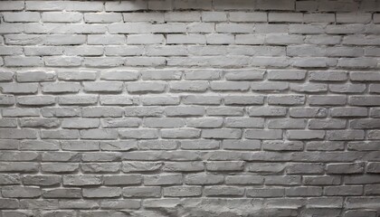 Obraz premium White brick wall background Horizontal textures in the room, wallpapers 