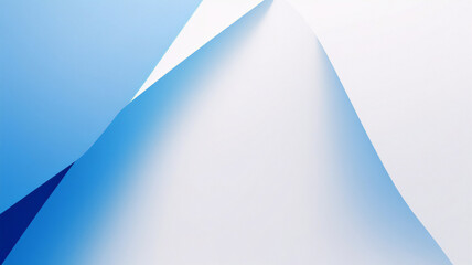 ランダムな幾何学模様の三角形ダイヤモンドと四角形のテクスチャーのある白い透明素材の層を備えたモダンな抽象的な青い背景デザイン - obrazy, fototapety, plakaty