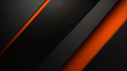 金属技術のコンセプトを備えた未来的なオレンジと黒の抽象的なゲーム バナー デザイン。ビジネス企業のプロモーション、ゲーム ヘッダーのソーシャル メディア、ライブ ストリーミングの背景のベクトル図