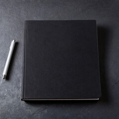 Blank book cover mockup
