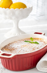 Baked Lemon Pudding