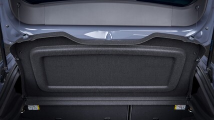 Hatchback trunk of a car