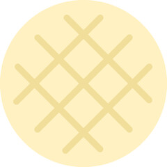 メロンパンのアイコンのイラスト