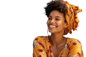 healthy natural success joy people isolated expression background smile 1 portrait attire casual stylish looking brazilian youth american young girl beautiful happy Cheerful african woman smiling