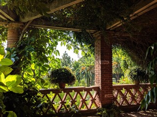 gazebo in the garden