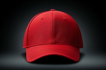 Baseball cap mockup. Background with selective focus and copy space - Powered by Adobe