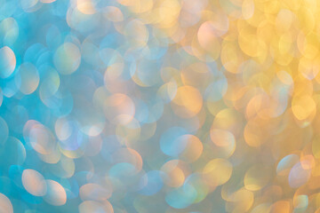 Abstract blurred background. Defocused portrait lens back. Backdrop bokeh. Fashion mixed color...