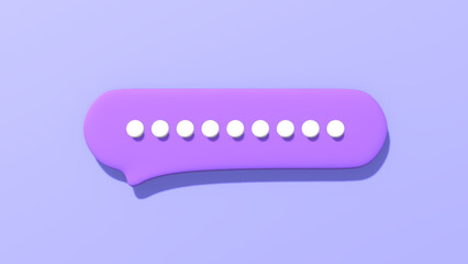 speech bubble 3d illustration, 3d speech bubble, speech bubble icon 3d illustration, speech bubble illustration, suitable for graphic resource, social media post, advertising and social media content.