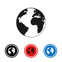 earth globe icon