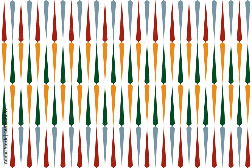 Poster geometric of background vector. design modern of random stripe colorful on white background. design 