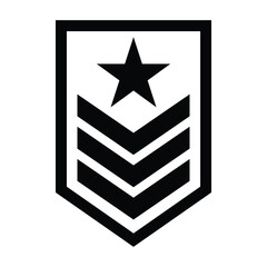 military rank icon, ranking icon