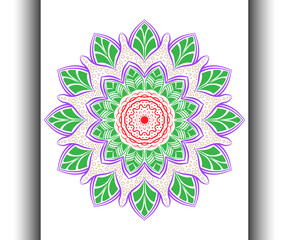 colourful Free Vector colourful mandala design 
