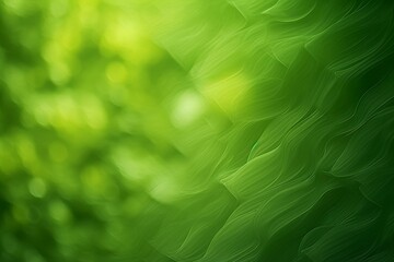 green abstract nature background, Generative AI  - obrazy, fototapety, plakaty