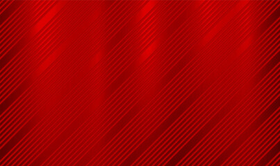 Abstract 3D luxury template shiny red background with diagonal metal lines. Red metal sheet geometric backdrop. Modern cover design. Slanted stripes. 3D modern luxury design. Premium Vector EPS10. - obrazy, fototapety, plakaty