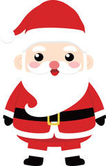 귀여운 산타 벡터 일러스트