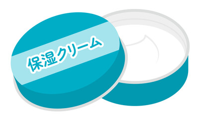 保湿クリームのイラスト