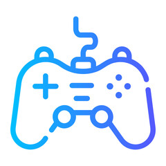 Obraz premium play game Line Gradient Icon