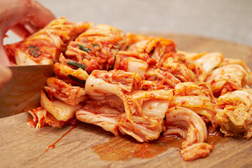 Kimchi, Korean spicy pickles dish 