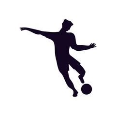 soccer colombia player and ball