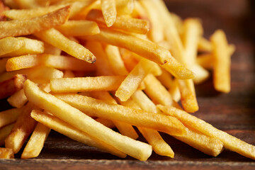 french fries on a plate