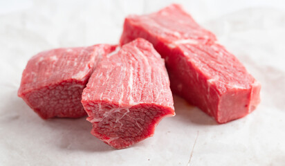 raw beef meat