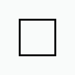 Basic Shapes Icon. Geometric Forms Symbol. 