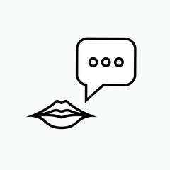 Comment Icon. Opinion Symbol  - Vector.