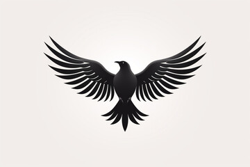 eagle with wings logo