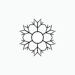 Frozen  Icon. Freeze Symbol - Vector Logo Template.